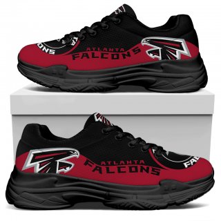 Women's Atlanta Falcons Edition Chunky Sneakers With Line 003